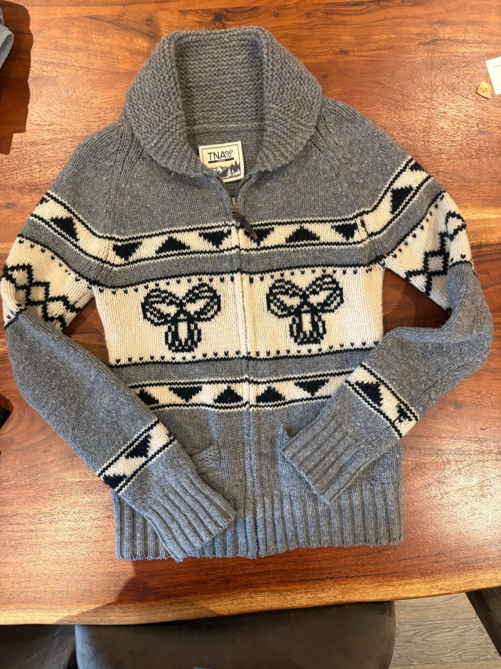 TNA sea to sky wool sweater
